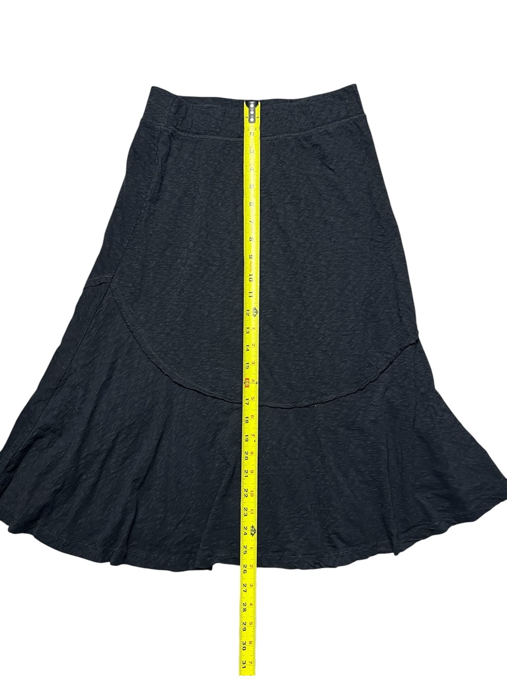 FP Beach Black Flowy Boho Midi Skirt Size Small - Picture 4 of 4
